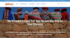 Desktop Screenshot of detourdestinations.com